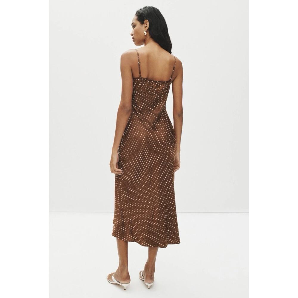 Ciao Lucia Brown Leo Dress Size XS with Minor Fabric Pull - Picture 2 of 12